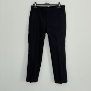 Banana Republic Mens Wool Dark Blue/Black Dress Pants Size 33/30